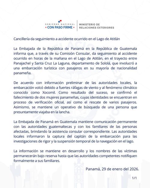 (Imagen: Canciller&iacute;a de Panam&aacute;)