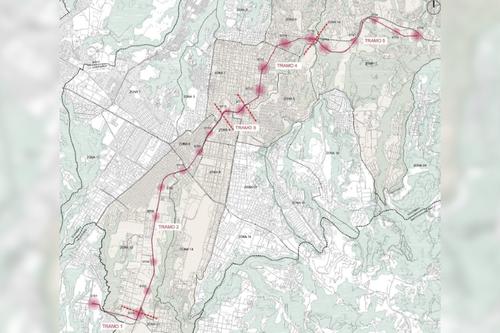 L&iacute;nea f&eacute;rrea, Metro, Metroriel, tramo