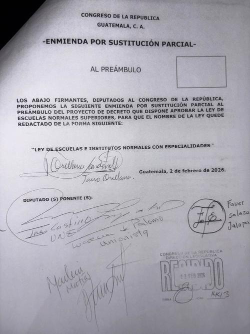 (Imagen: Congreso Guatemala)