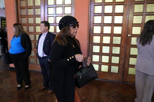 La Exregistradora de la Propiedad, Anabella de Le&oacute;n, en elecci&oacute;n del CANG. (Foto: Wilder L&oacute;pez)