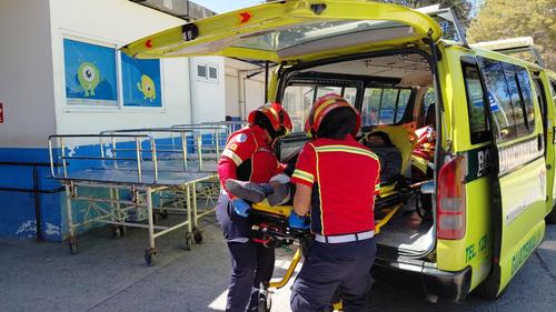 El menor fue trasladado a la emergencia del Hospital Roosevelt. (Foto: Bomberos Municipales)