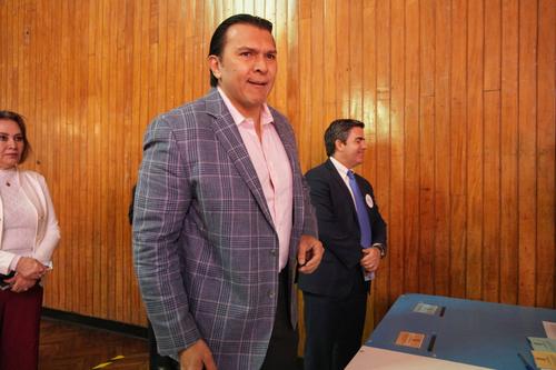 El presidente del TSE, Gabriel Aguilera, en elecci&oacute;n del CANG. (Foto: Wilder L&oacute;pez)