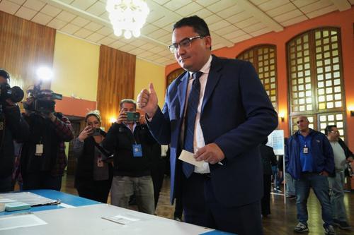 El juez Fredy Orellana en elecci&oacute;n del CANG. (Foti: Soy502)