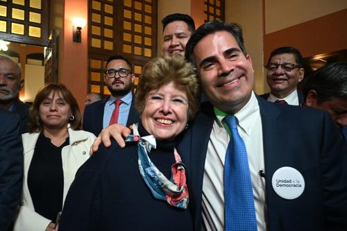 Astrid Lemus y Luis Fernando Bermejo obtuvieron mayor&iacute;a de votos como magistrados titular y suplente, respectivamente. La segunda vuelta ser&aacute; el pr&oacute;ximo 12 de febrero. (Foto: Jos&eacute; Luis Pos/Colaboraci&oacute;n)