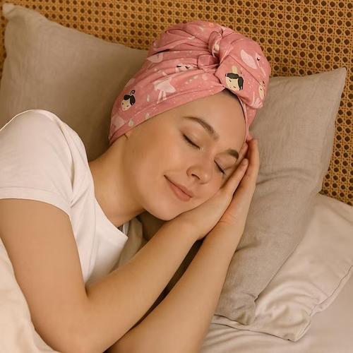 El uso de gorras especiales o sobrefundas de sat&iacute;n ayuda a evitar el frizz en tu cabello. (Foto: Shutterstock)