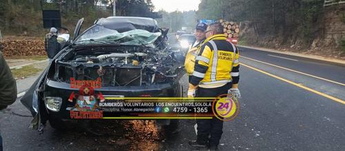 (Foto: Bomberos Voluntarios, Los Encuentros)