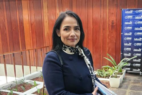 Leyla Lemus, actual magistrada de la CC, busca su reelecci&oacute;n en el Consejo Superior Universitario de la Usac. (Foto: Estuardo Paredes / Colaborador)