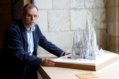 El arquitecto jefe de la bas&iacute;lica de la Sagrada Familia de Barcelona, ​​Jordi Fauli. (Foto: AFP)