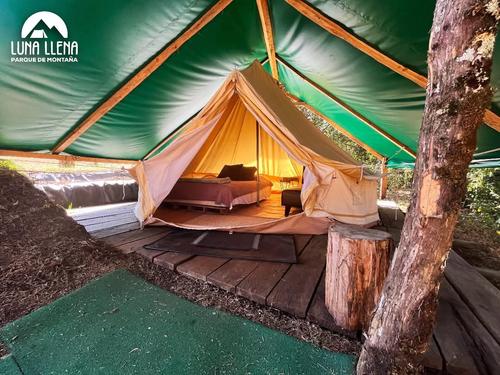 El recinto cuenta con espacios para acampar de una manera m&aacute;s c&oacute;moda. (Foto: Cortes&iacute;a Luna Llena)