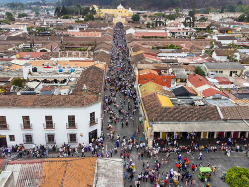 Antigua Guatemala es uno de los puntos de mayor concentraci&oacute;n por parte de los turistas. (Foto: Nuestro Diario)