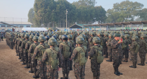 Al lugar se presentaron elementos del Ej&eacute;rcito de Guatemala y de la PNC. (Foto: Jorge Sent&eacute;/Colaborador)