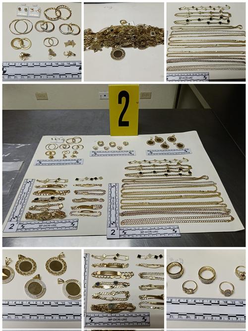 Los productos que fueron encontrados sin declarar son joyas valoradas en d&oacute;lares. (Foto: MP)