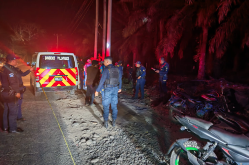 El joven impact&oacute; contra un poste y cay&oacute; en un quinel. (Foto: Manuel Peralta/Colaborador)