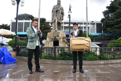 Sonidos como el tun y la chirim&iacute;a mantienen viva la herencia cultural del pueblo k&rsquo;iche&rsquo;. (Foto: Jos&eacute; Garc&iacute;a/Colaborador)