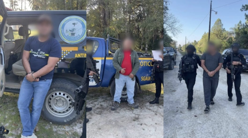 Los detenidos son Carlos, Ronal y H&eacute;ctor Morales Guerra. (Foto: Nuestro Diario)