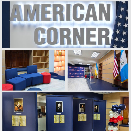 John Barrett inaugur&oacute; el American Corner Xela en el Campus San Alberto Hurtado de la Universidad Rafael Land&iacute;var. (Foto: Embajada de EEUU)