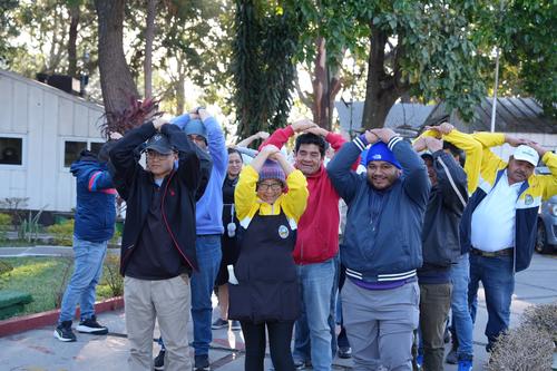 Tras la activaci&oacute;n de la alerta, el personal realiz&oacute; los protocolos de evacuaci&oacute;n establecidos. (Foto: Insivumeh)
