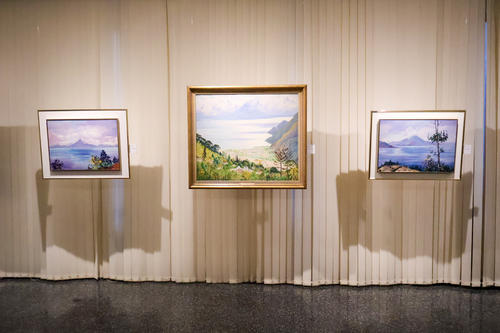 Banco de Guatemala, paisaje guatemalteco, arte, obras, exposici&oacute;n, Guatemala, Soy502