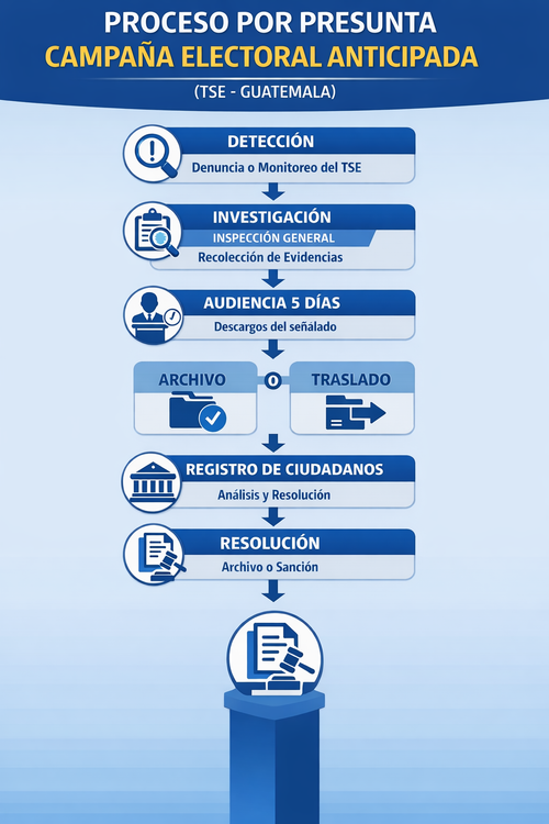 TSE, Campa&ntilde;a electoral anticipada, Inspector&iacute;a General, Registro de Ciudadanos, 03