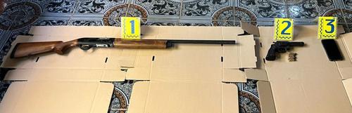 Indicios recabados durante allanamientos en Dolores, Pet&eacute;n. (Foto: MP)