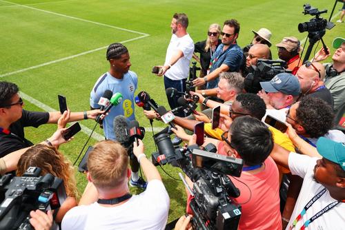 Rashford suma 3 remates entre los tres palos, 7 tiros dentro del &aacute;rea y 2 desde afuera y otros 2 remates de cabeza. (Foto: AFP)
