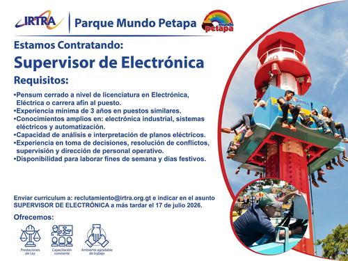 Tienes hasta el 17 de julio para enviar tu CV. (Foto: Irtra)