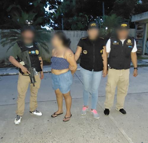 La mujer ya hab&iacute;a sido capturada por las autoridades. (Foto: PNC)