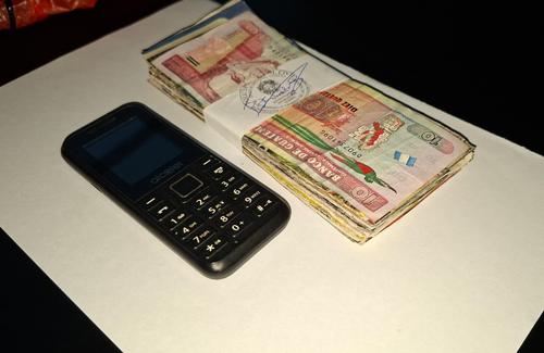 Este fue el dinero falso que utilizaron en el operativo. (Foto: PNC)