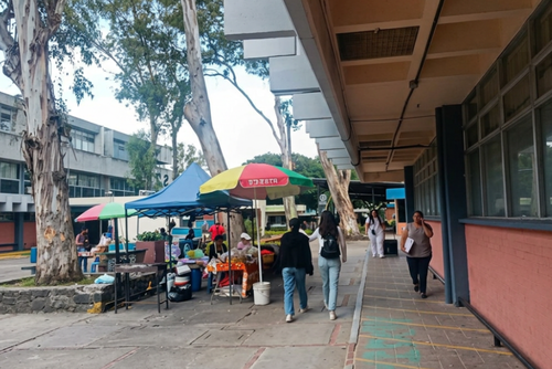 Las ventas de alimentos se mantienen en las instalaciones del campus central de la Usac. (Foto: Alexis Batres/Soy502)