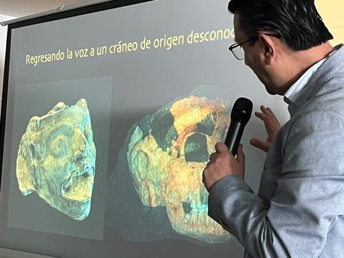 Rostro, estuco, maya, craneo, fundacion, ruta maya, mexicon, investigaci&oacute;n, guatemala, soy502, noticias 2