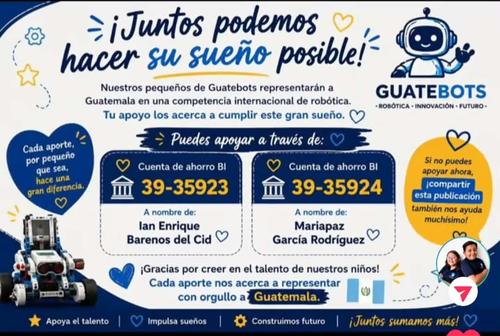 Mariapaz, Ian, robotica, mundial, apoyo, noticias, Guatemala, soy502 1
