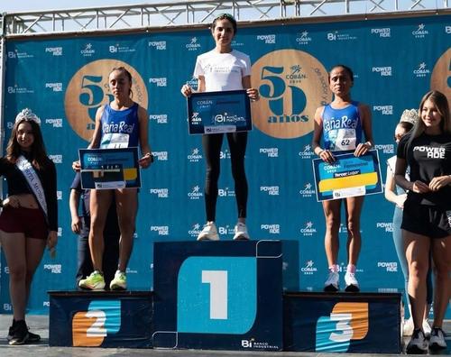 En la Media Marat&oacute;n de Cob&aacute;n se qued&oacute; en el primer lugar. (Foto: Viviana Aroche)