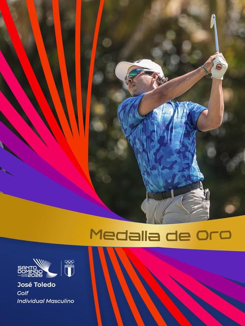 El golfista regresar&aacute; a Guatemala con medalla de oro. (Foto: CDAG)
