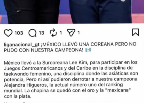 Atleta mexicana, Cecilia Lee, denuncia, racismo, Guatemala 1