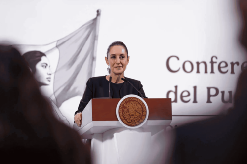 Claudia Sheinbaum, presidenta de M&eacute;xico, asegura que el gobierno no caer&aacute; en provocaciones.