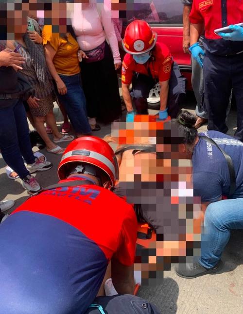 Desconocidos huyeron luego de herir a un hombre tras dispararle. (Foto: Bomberos Municipales de Chinautla)