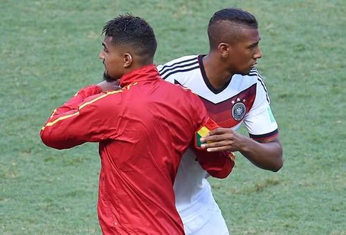 Jerome y Kevin Boateng se enfrentaron en la Copa del Mundo de 2014. (Foto: Getty Images) 