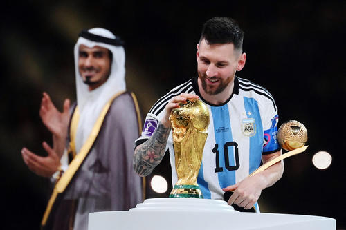 El astro argentino es el &uacute;nico jugador en la historia que ha ganado dos veces el Bal&oacute;n de Oro al mejor jugador en una Copa del Mundo: en Brasil 2014 y Catar 2022. (Foto: AFP)