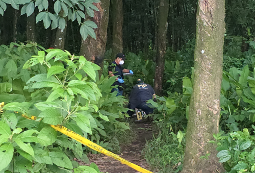 El cuerpo de la v&iacute;ctima fue hallado entre la maleza, en la entrada de la finca. (Foto: Surama Rodas)