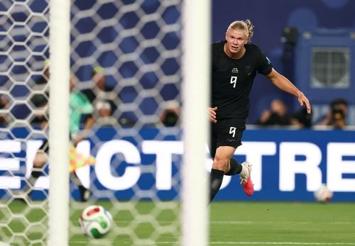 Erling Haaland de Noruega suma 4 anotaciones en 207 minutos disputados hasta el momento en Norteam&eacute;rica 2026. (Foto: AFP) 