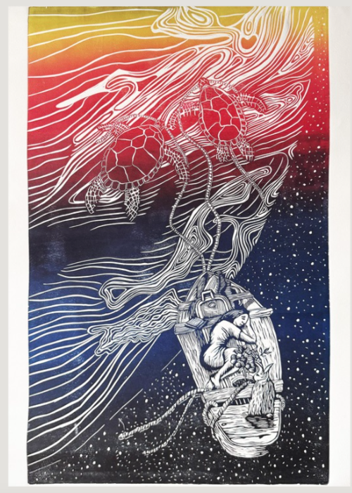 Jacobo Mena, la sombra esfumada, exposición, Antigua 4