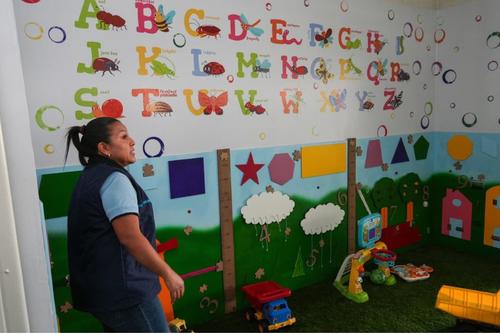 El Jard&iacute;n Infantil fue visitado por el presidente de la C&aacute;mara Penal este viernes. (Foto: Wilder L&oacute;pez/Soy502)
