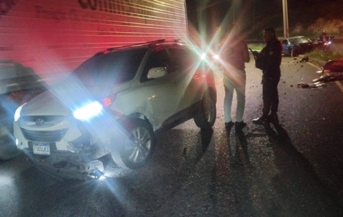 El otro auto involucrado era una camioneta. (Foto: redes sociales)