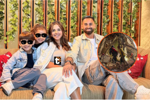 Lucas Trejo junto a su familia. (Foto: redes sociales)