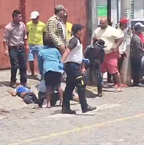 El menor fue atendido por los Bomberos Voluntarios. (Foto: CVB)