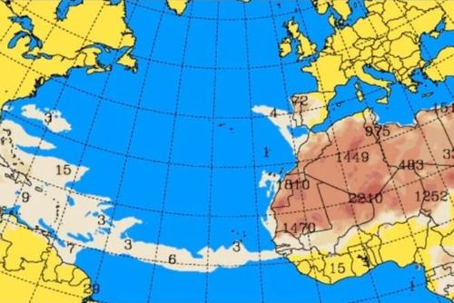 Seg&uacute;n el Insivumeh el polvo del Sahara saldr&aacute; del pa&iacute;s el pr&oacute;ximo mi&eacute;rcoles 1 de julio. (Foto: Insivumeh/Soy502)
