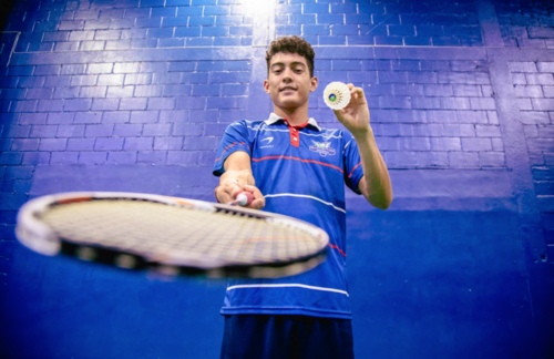 Badmintonista Yeison del Cid busca clasificar a juegos ol&iacute;mpicos. (Foto: Cortes&iacute;a/Federaci&oacute;n Nacional de B&aacute;dminton)
