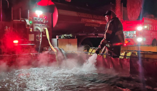Estas son las piscinas provisionales utilizadas por los socorristas. (Foto: CVB)