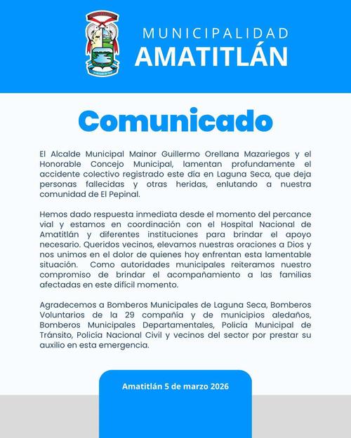 (Imagen: Municipalidad de Amatitl&aacute;n)