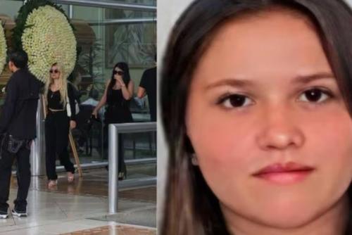 Con el cabello te&ntilde;ido de rubio y gafas de sol oscuras asisti&oacute; al funeral de su padre. (Foto: New York Post)